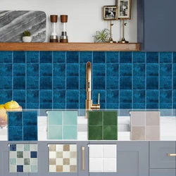 5/10 Sheets Modern Mosaic Peel and Stick Backsplash Tiles - DIY Kitchen & Bathroom Wall Tiles