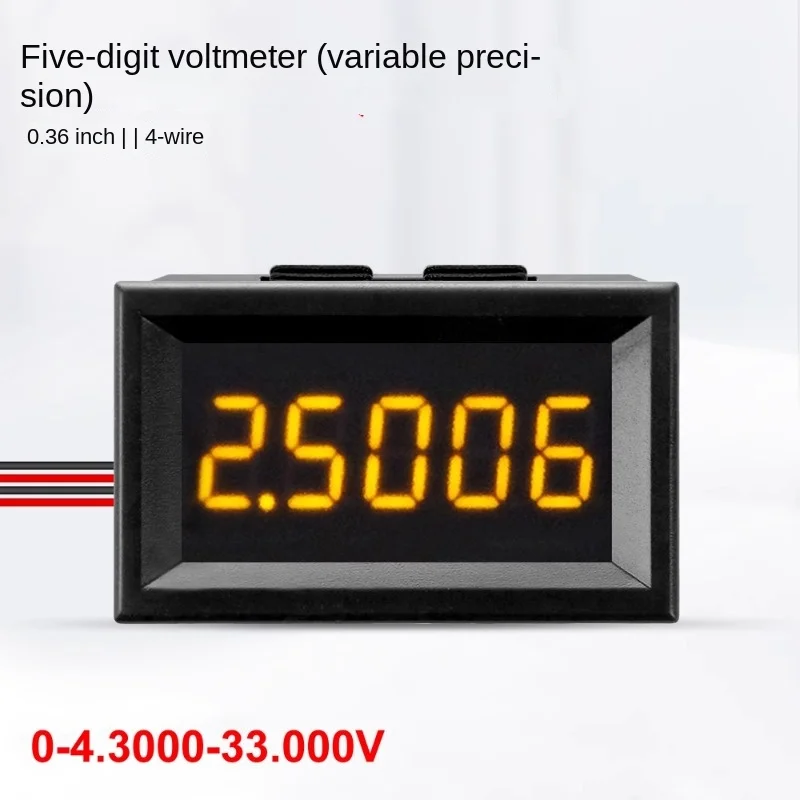 0-4.3000 -33.000V variable precision, super four and a half multimeter four-wire digital display/digital voltmeter head