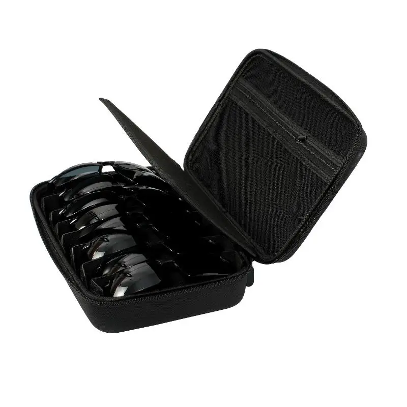 Adjustable Slot Sunglasses Organizer Travel Case 4 6 7 8 Compartments for Eyewear Protection and Easy StorageHot