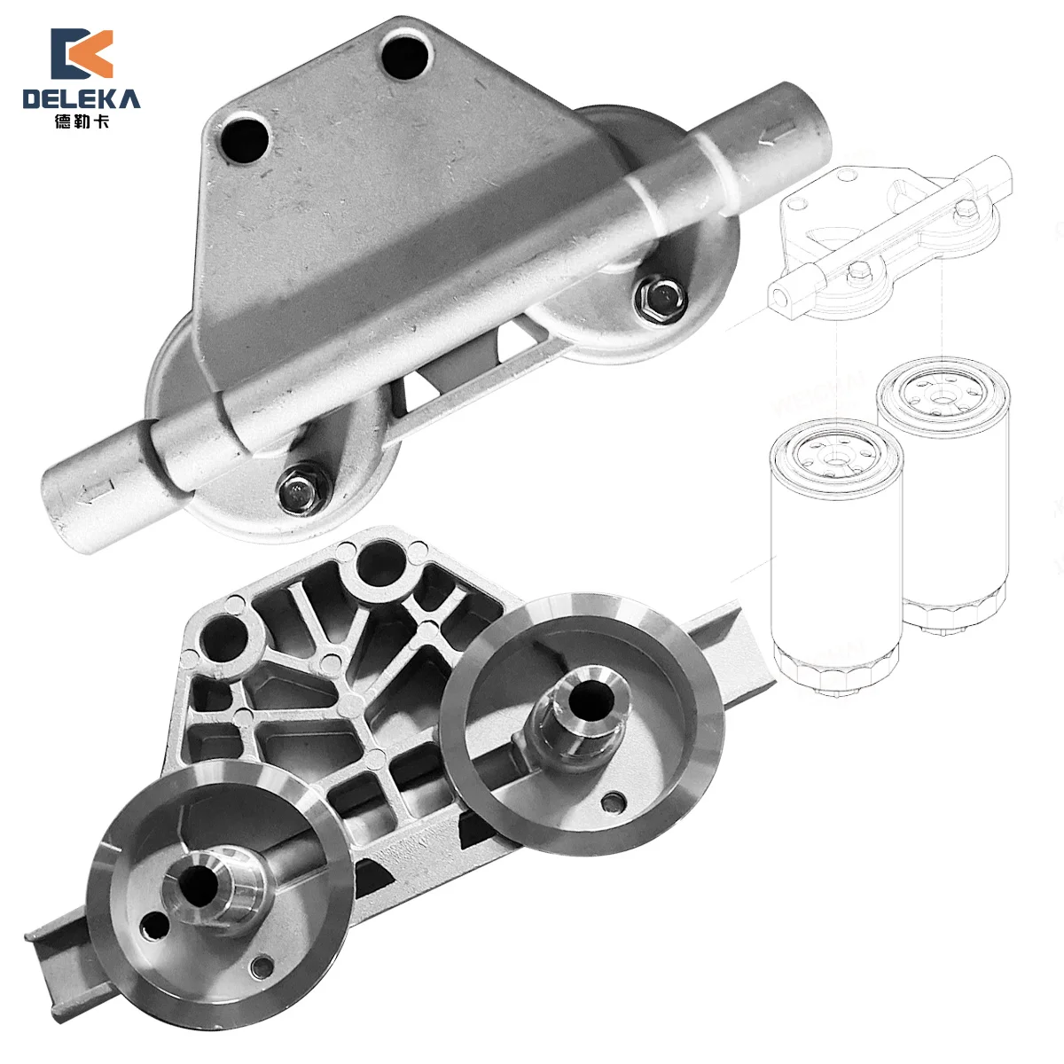 

612600082597 Fuel Filter Seat for Weichai Engine Parts