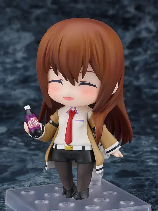 Makise Kurisu Gerbang Steins 10cm # 2521 Figur Aksi Boneka Anime Figur Koleksi Mainan PVC untuk Hadiah Teman