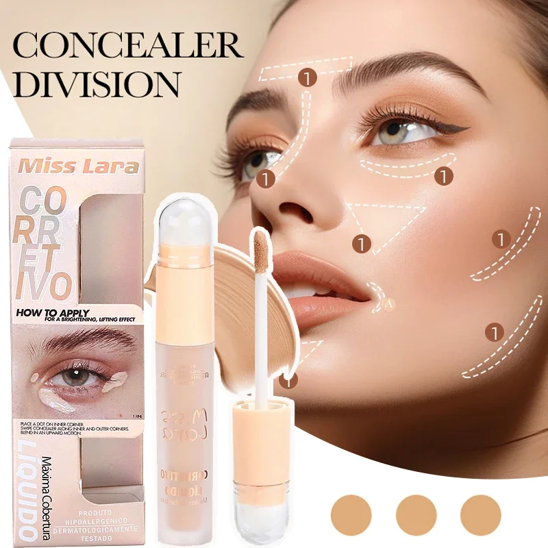 

3Colors Face Bronzers Concealer Sponge Pen Liquid Dark Circles Corrector Nose Shadow Contour Concealers Stick Cosmetic Makeup