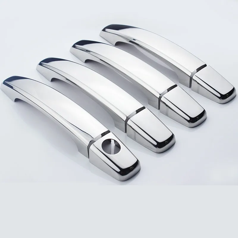 for 2006-2019 Chevrolet Captiva Car Styling 8Pcs ABS Chrome Door handle Protective covering Cover Trim