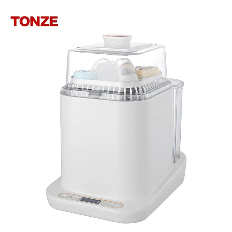 Tonze Baby Bottle Steam Sterilizer Dryer Large Capacity Baby Bottle Cleaner Machine Automatic Baby Bottle Washer