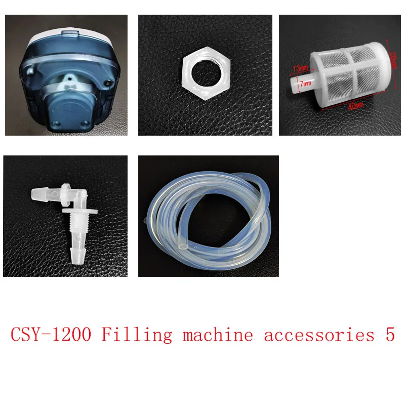 CSY-1200 filling machine Consumables pipe fittings filling head pointed head silicone tube filter