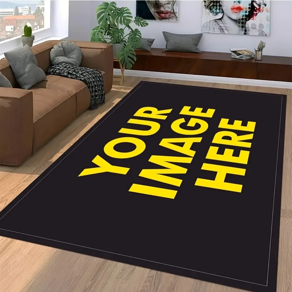 1pc Customized Carpet Your Design Movie Family Picture Logo Print for Home Living Room Decor Non-slip Rug Entrance Mat For Gift