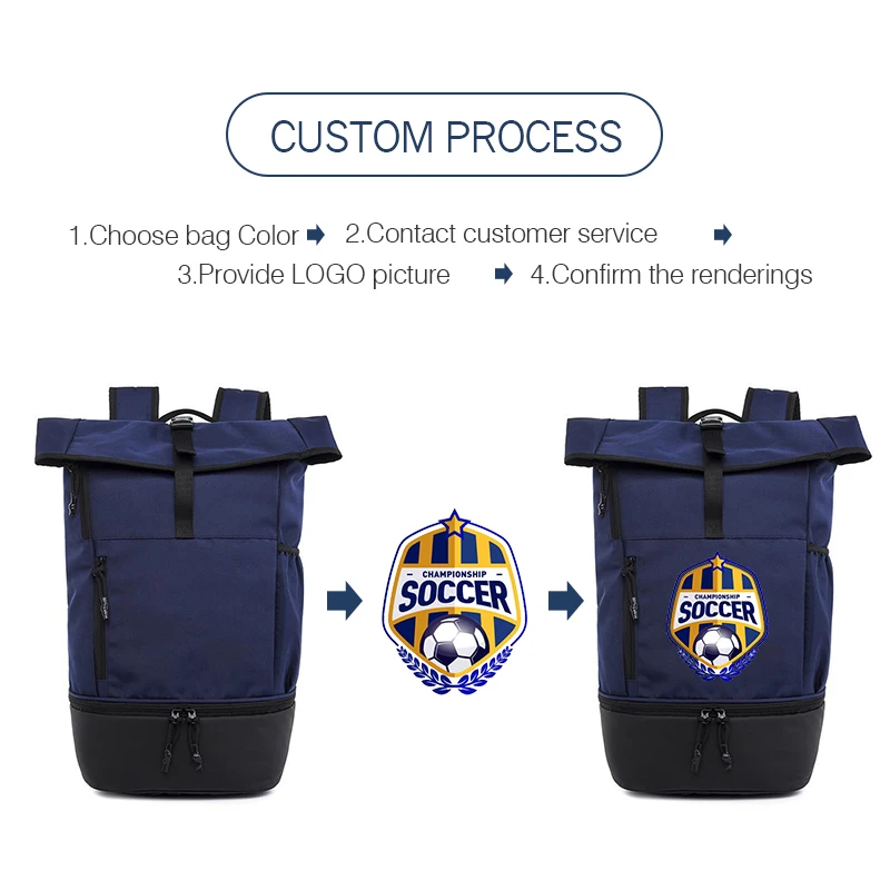 Custom basketball Training backpack personality custommazation text picture soccer sport bag DIY logo Outdoor outdoor Travel Bag