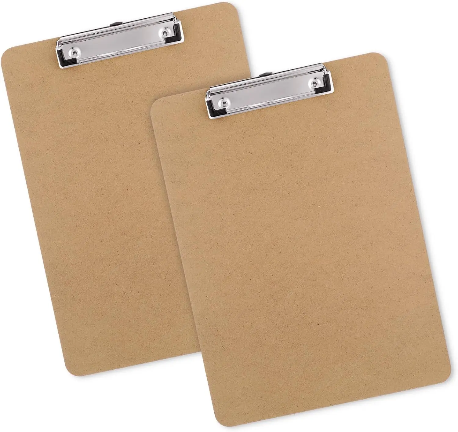 

2Pcs Wood Clipboards,Letter Size Hardboard Clip Board , A4 Standard Size 9" x 12.5" with Low Profile Clip,Office & School Supply