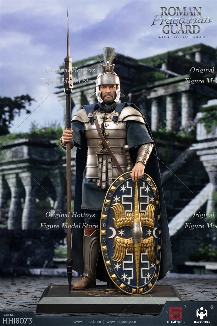 HHMODEL HAOYUTOYS HH18073 1/6 Scale Men Soldier Imperial Legion Silver Armor Roman Guard Full Set 12-inch Action Figure Toys