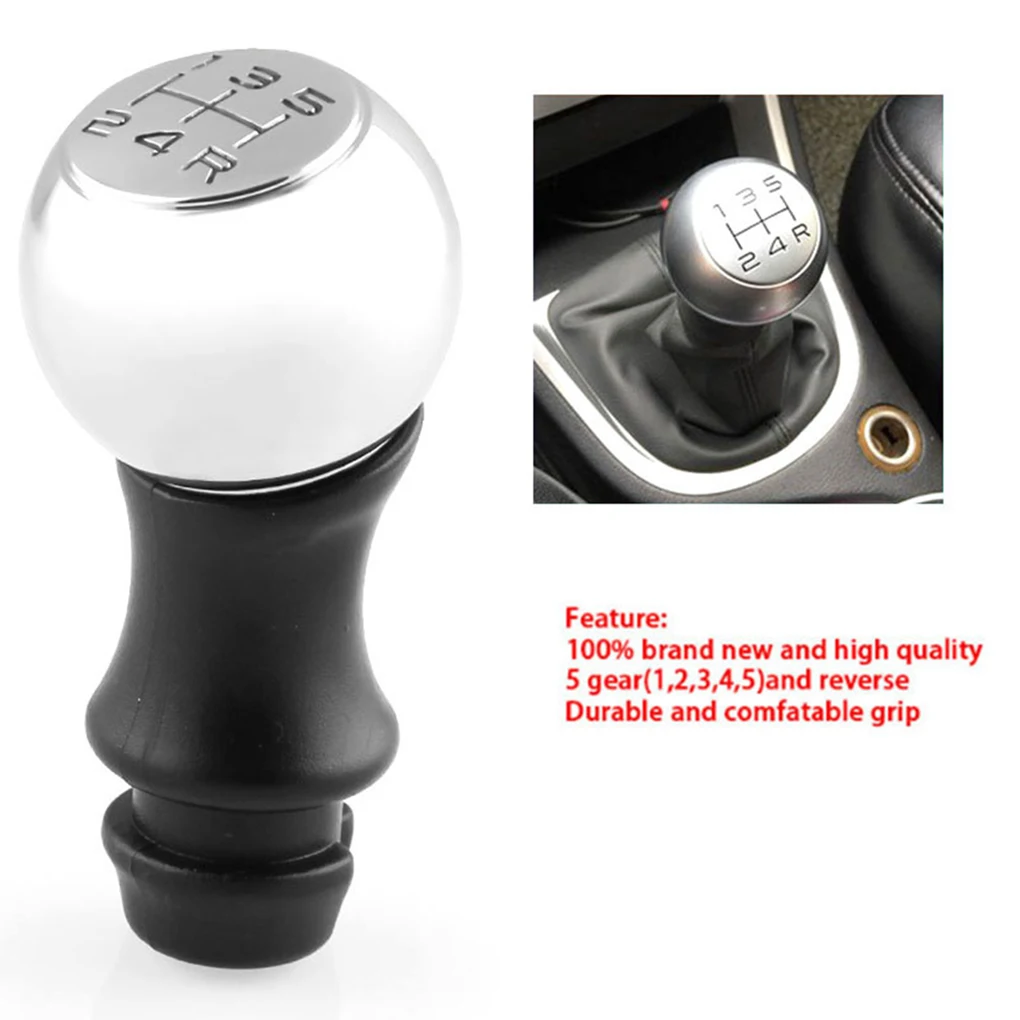 Replacement for Peugeot 106 206 207 306 307 406 407 5-Speed Gear Shift Knob Alloy Car Gear Shifter