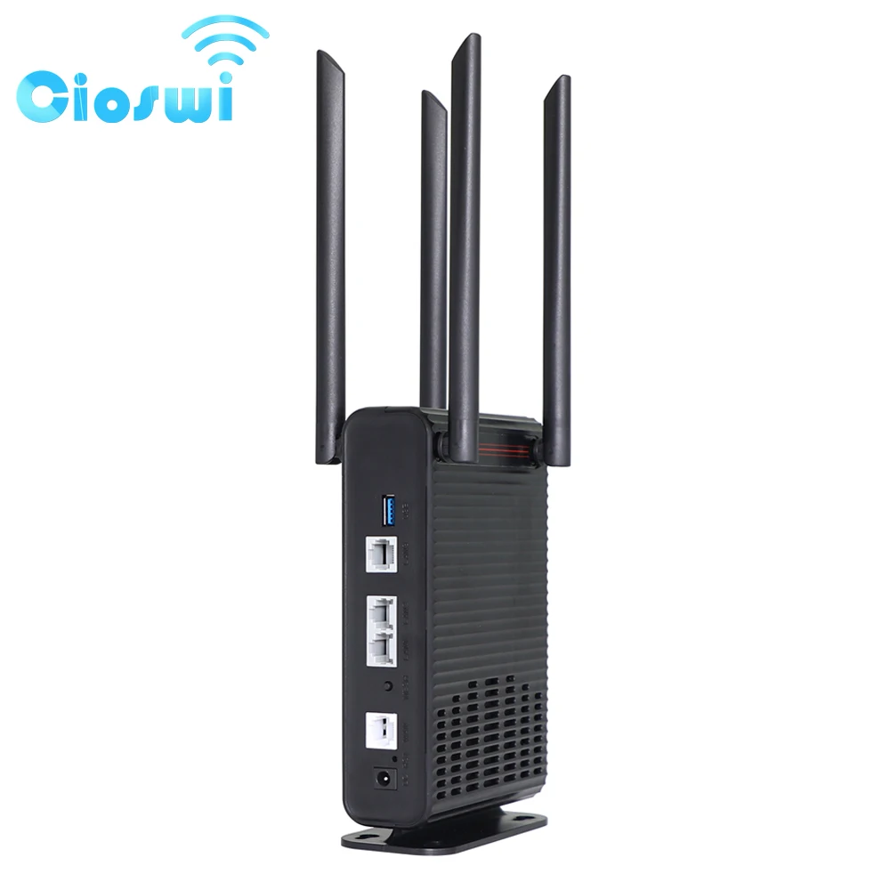 Cioswi WIFI6 Router Z100AX-E 1800Mbps USB3.0 Openwrt DDR3 256MB Flash 16MB 3*1000Mbps LAN 802.11ax Wifi 6 Hotspot for 64 Device