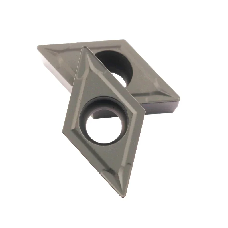 Imagem -05 - Dcmt 070204 Dcmt11t304 Dcmt11t308 Pastilhas para Torno Mecanico Metal Dura Inserir Placas de Carboneto Dcmt 11t304 070204 070208 11t312