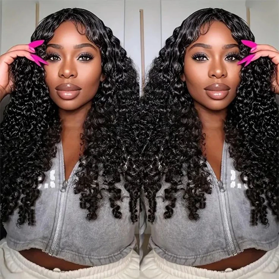 

Isee New Arrivial 250 Density Burmese Curly Flip Over Half Wig Mongolian Glueless Wigs With Drawstring Seamless Clip Ins