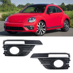 Car Front Bumper Fog Light Fog Lamp Grille Cover Accessories For Volkswagen VW Beetle 2016 2017 2018 2019 5C5854662J