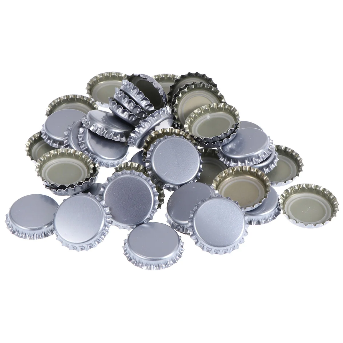 

100Pcs Beer Cap Leakproof Tinplate Sealing Cover for Beverage Cans Easy Snap Closure Compact Lightweight Can Seal