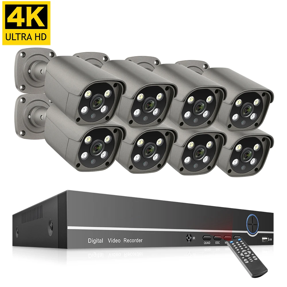 ultra hd 4k camera de seguranca fabricante ai casa camera cctv sistema vigilancia 8ch nvr cctv sistema alta qualidade 01