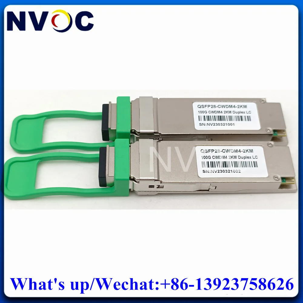 2Pcs Intel SPTSBP3CLCXX Juniper JNP-QSFP-100G-CWDM4 QSFP-100GBASE-CWDM Mellanox MMA1L30-CM 100Gb QSFP28 1310nm 2km SMF Module