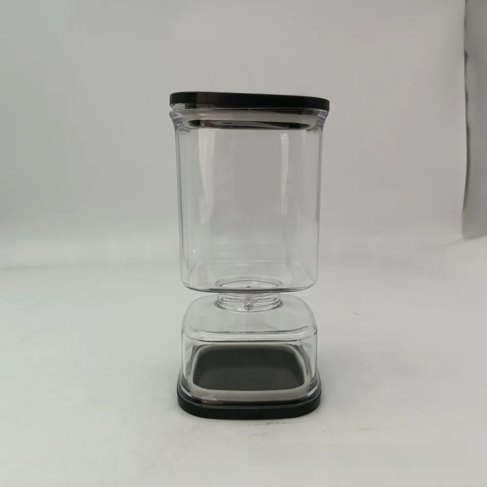 1000ml Square Plastic Jar for Kimchi Fermentation and Pickle Storage with Dry Wet Separation and Reliable Airtight Performance