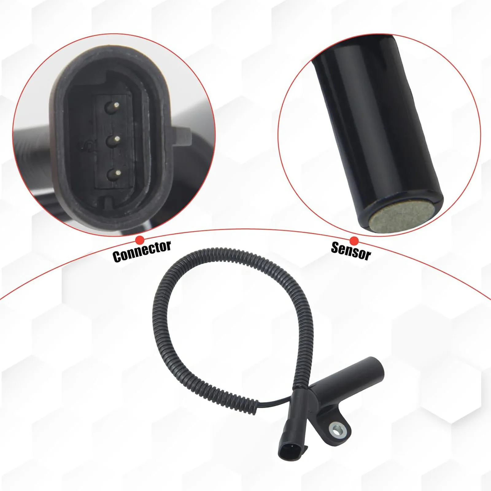 Sensor de cigüeñal de alta calidad 56027280 compatible con Jeep Grand Cherokee Wrangler 4.0L 213-2068