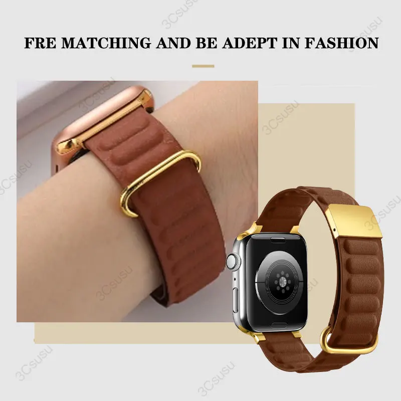 애플 워치용 실리콘 스트랩, 울트라 2 49mm, 9 8 7 45mm, 41mm, 마그네틱 버클 팔찌, 아이워치 6 5 4 3 SE 44mm, 40mm, 42mm, 38 벨트, 신제품