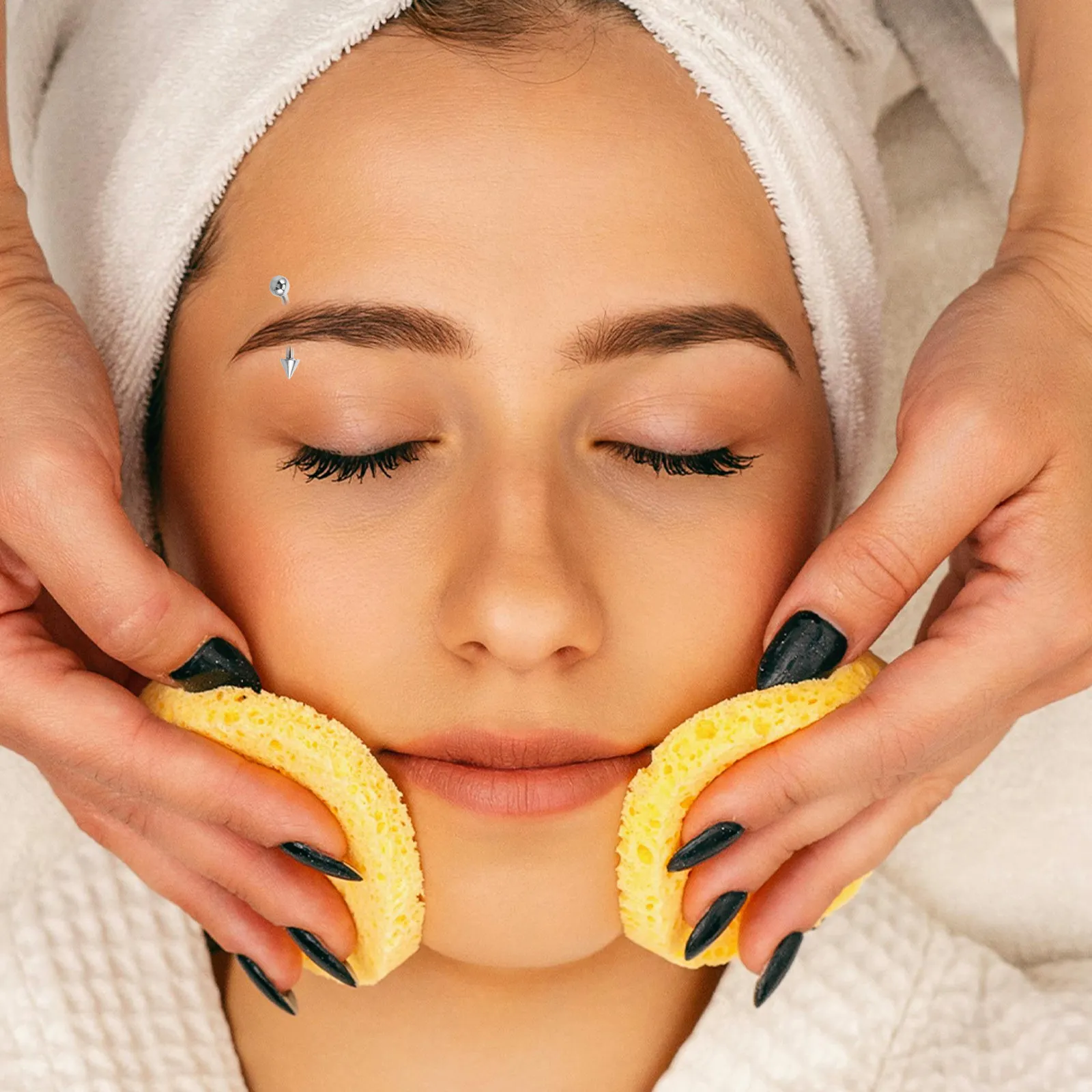 6 stuks roestvrijstalen geboge - Body Jewelry For Sensitive Skin recensie en prijs