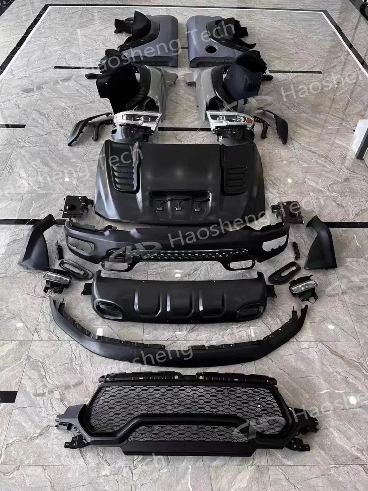 الجملة أجزاء الجسم ل دودج رام 1500 2019-2023 الترقية إلى جديد TRX اكسسوارات السيارات تعديل أجزاء ل دودج رام طقم الجسم