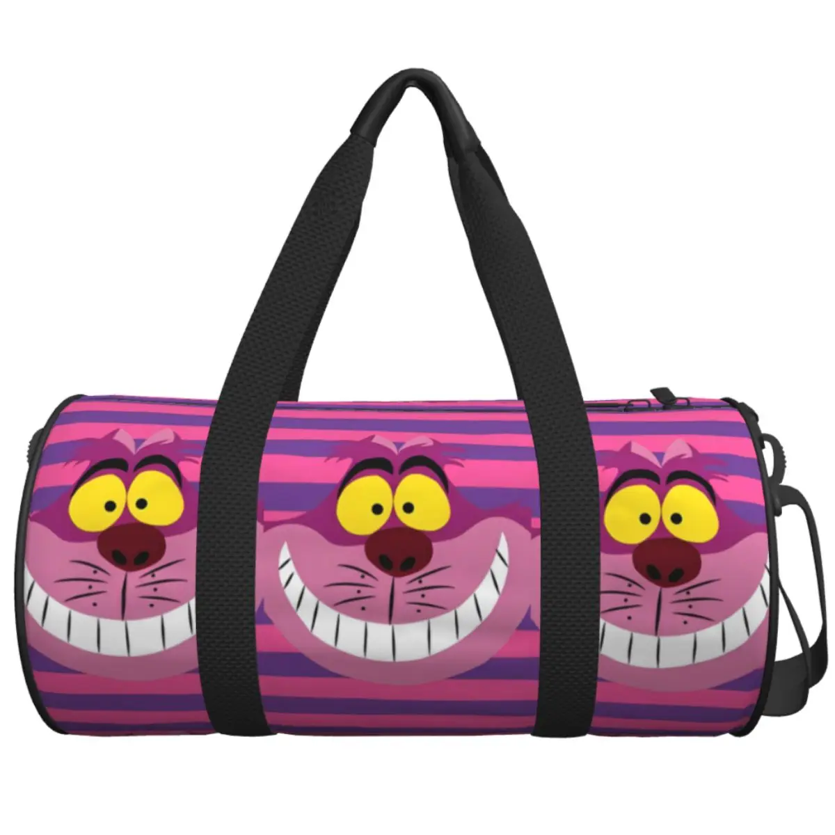 

Дорожная сумка Алиса в стране чудес Чеширский кот Спортивная сумка Оксфорд Спортивные сумки Большая вместительная сумка для плавания Сумка для фитнеса для пары