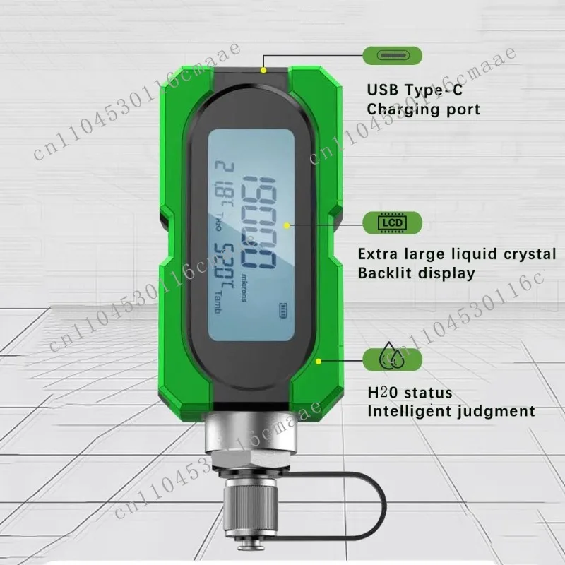 NEW  Digital Vacuum Gauge 1 Air Conditioner Vacuum Extraction Degree Electronic Pressure Absolute Pressure Digital Vacuum Meter