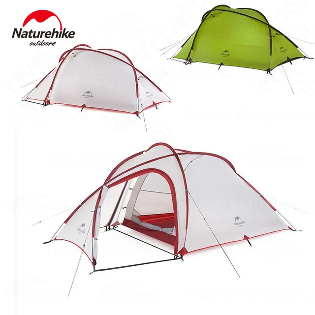 Naturehike Hiby Ultralight Camping Tent Extended Semi Geodesic Tent for 3-4  People Family Hiking Trekking Travel Waterproof - AliExpress