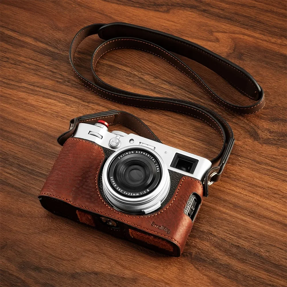 Smallrig フジフイルムX100VI用レザーハーフケースキット
