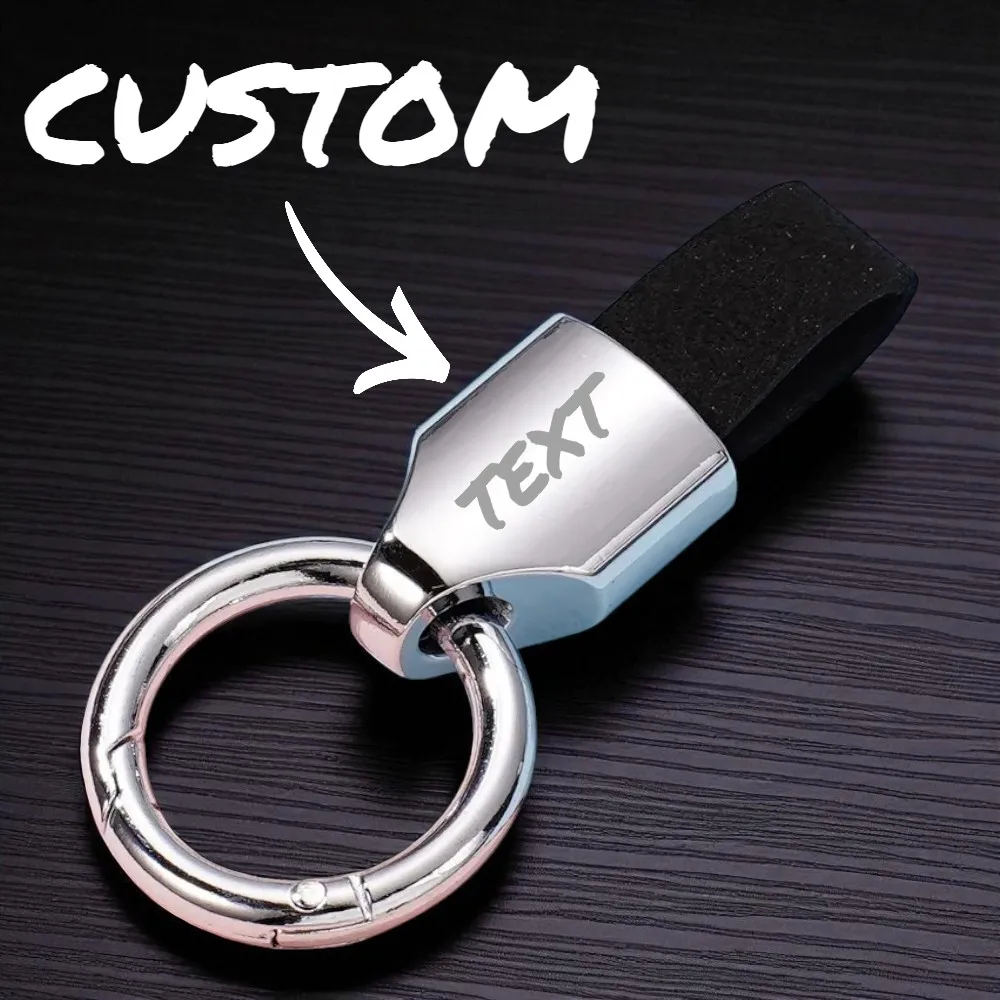 

Ретро винтажный персонализированный брелок с логотипом на заказ, автомобильный брелок для ключей с лазерной гравировкой, кожаный брелок из нубука для мужчин и женщин, подарок