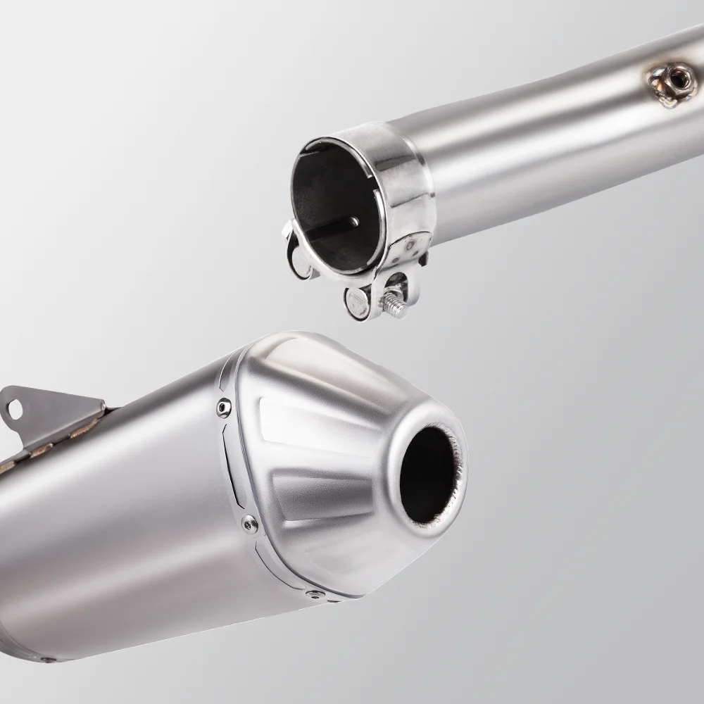 

Complete vehicle muffler link pipe upgrade kit, motorcycle exhaust pipe for DR Z400 S/E, complete 51mm exhaust system, 2002-2006