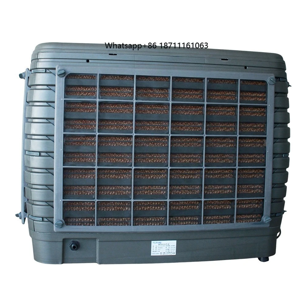 High Efficiency Energy Saving Pump-Cooled Evaporative Air Cooler with a Cooling Pad for Large Factory Workshop