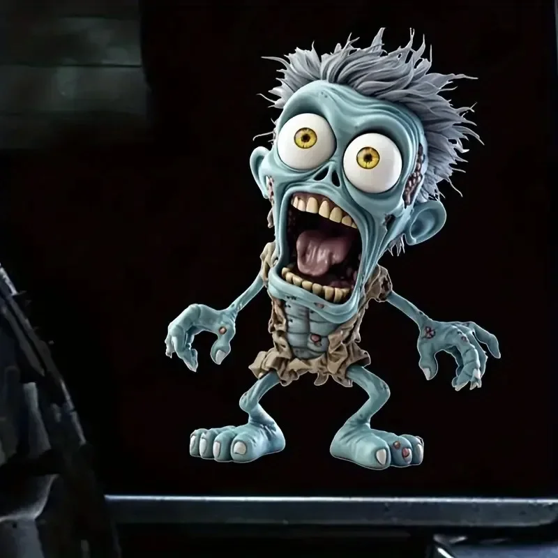 دراجة نارية ملصقات مقاومة للماء مفاجأة الجمجمة رجل شارات الفينيل دراجة نارية FuelTank الجانب Fairings العالمي جسم السيارة الديكور #5