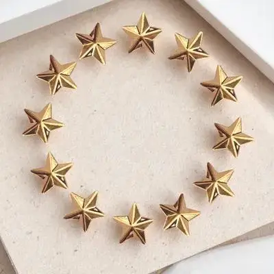

200pcs Acrylic Star Shape Decor 5-Piece Set Lightweight Diy Crafts Ornament For Clothing Unique Chic Accessory Gift Idea