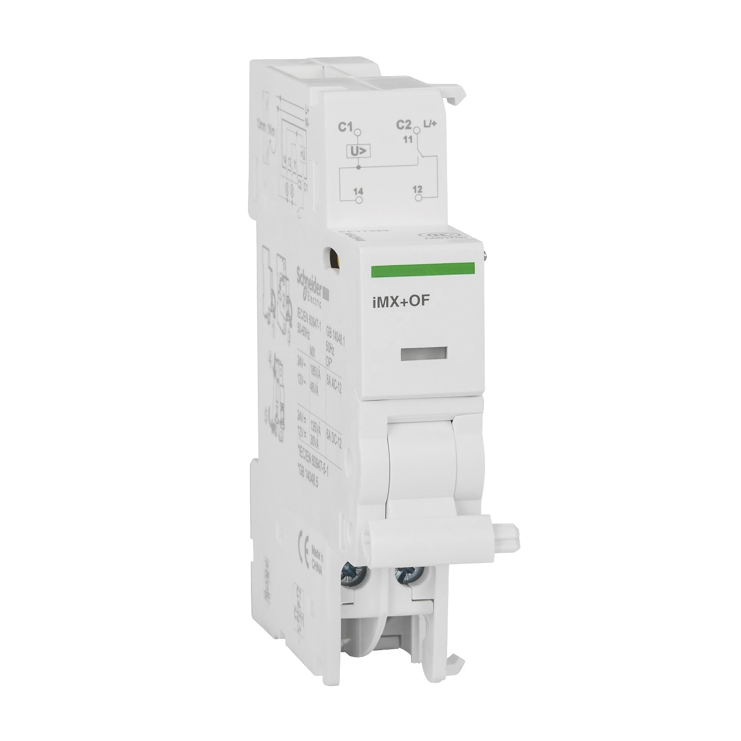 

Miniature Circuit Breaker Accessories A9A26946 A9A26948 Shred+Auxiliary iMX+OF 100-415VAC/110-130VDC for iC65,iDPN,iID,RCA,ARA