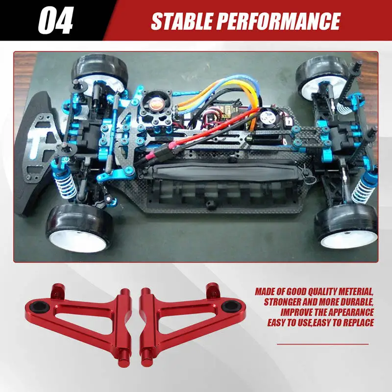 RC Car Upgrade Front Down Swing Arm Kit For 1/10 Tamiya TT02 TT-02 RC Car Upgrade Accessories