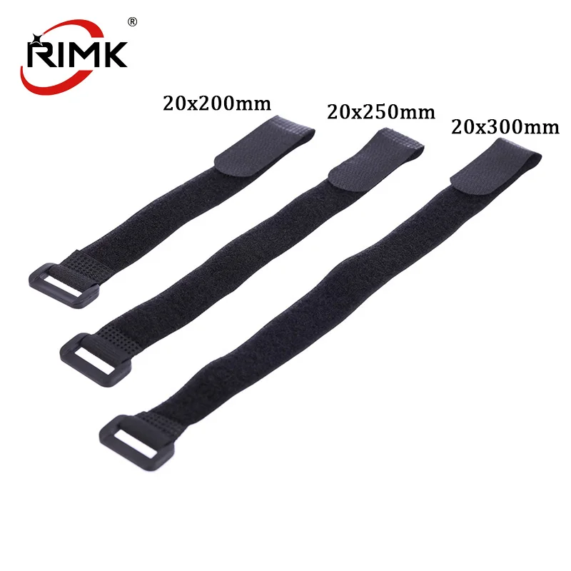 5pcs Magic Sticker Strap L200/250/300mm Width 2cm Nylon Lipo Battery Strap Belt Reusable Cable Tie Wrap for RC Battery Parts