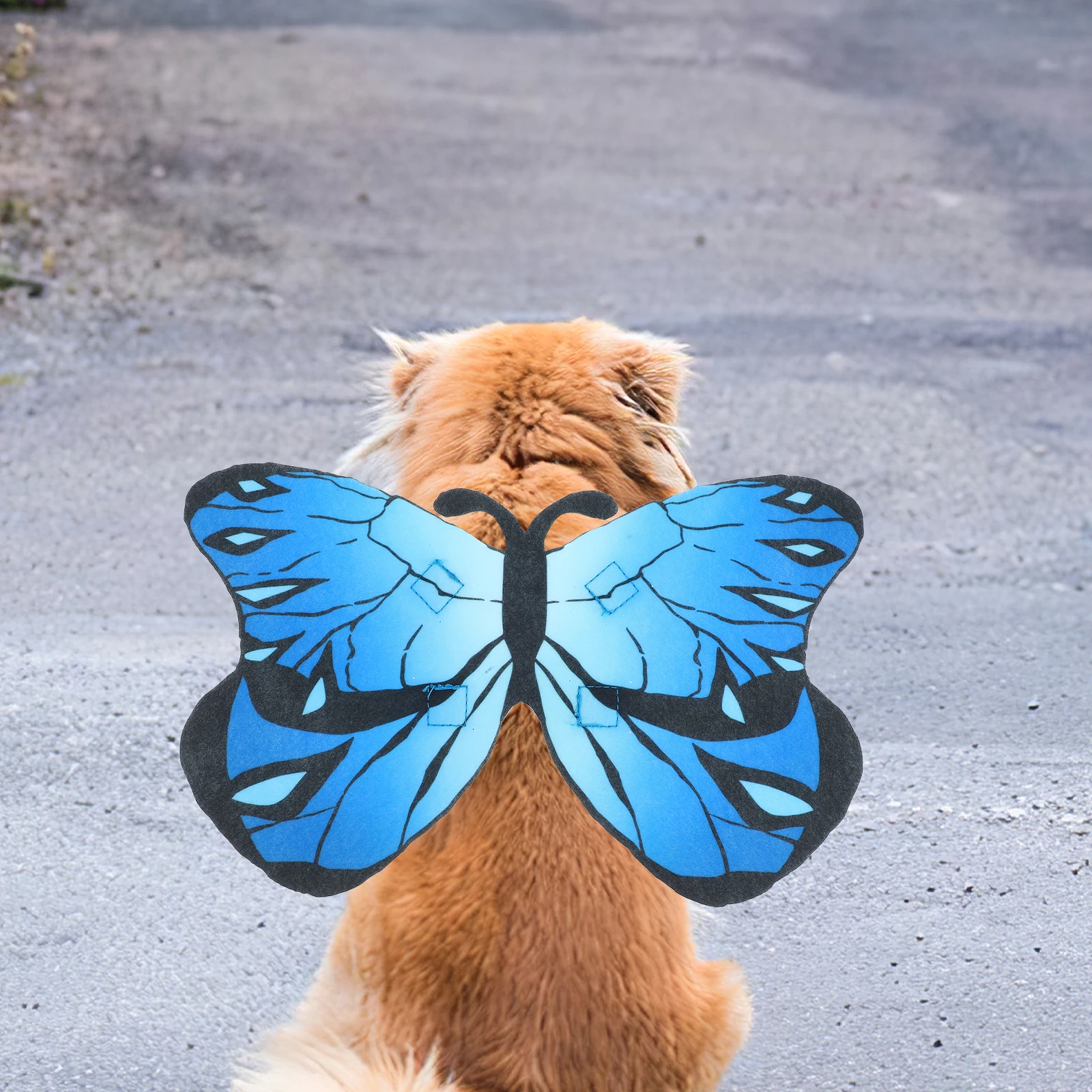 

Pet Wing Costume Felt Butterfly Wings for Dogs Cats Soft Material Easy Wear Chest Back Belt Pet Clothes Decorative Outfit Puppy
