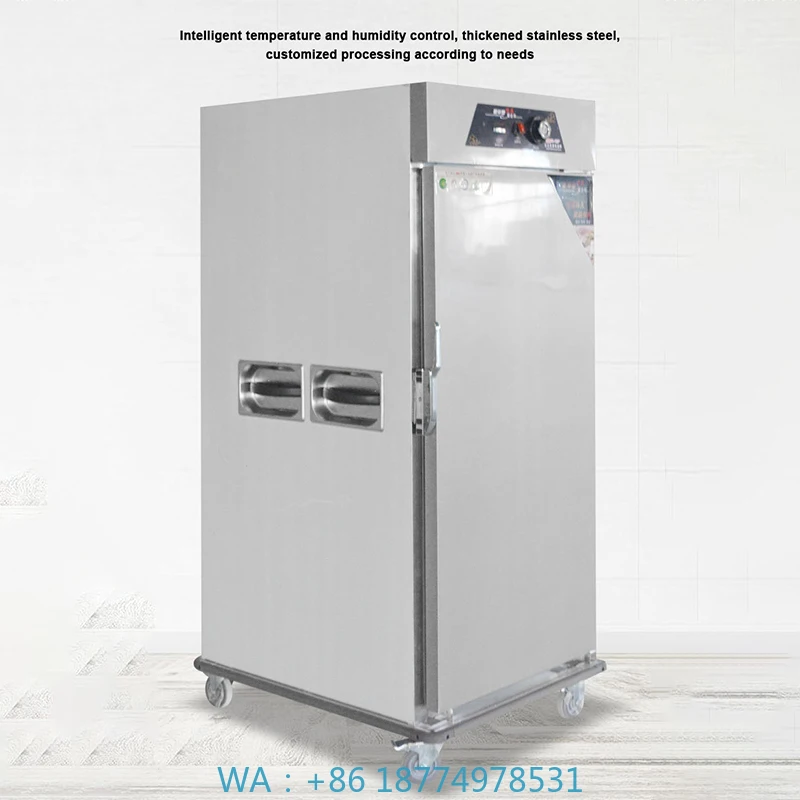 

Stainless Steel Restaurant Food Warmer Banquet Cart Commercial Single Door Food Holding Cabinet Trolley Dining Mobile