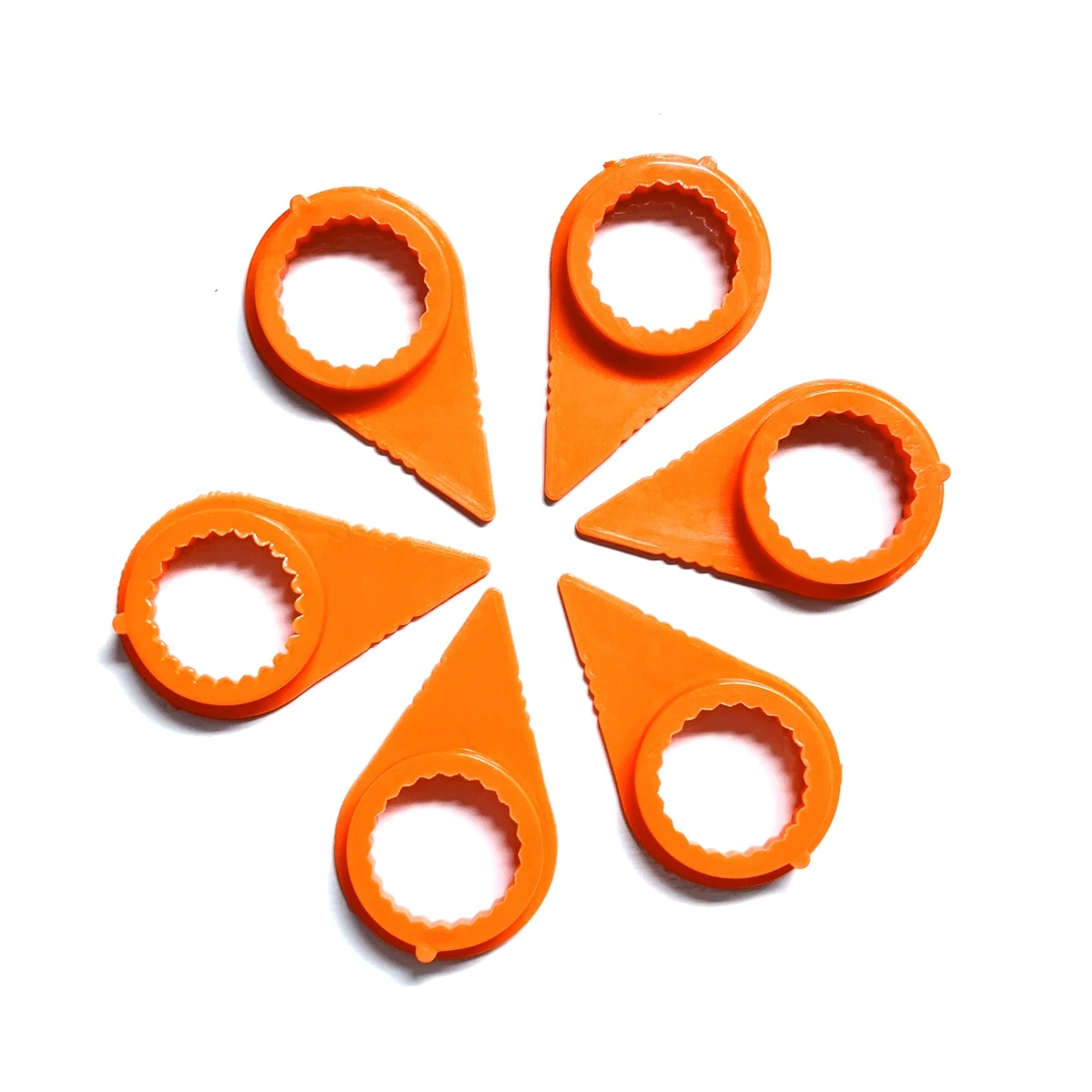 Wheel Nut Indicator Ring Type Loose Orange color SW19 PU 20 pcs For 19/20/21mm nut car accsesories