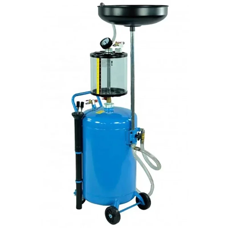 

80L oil changer, collector, oil drain, pneumatic pumping unit