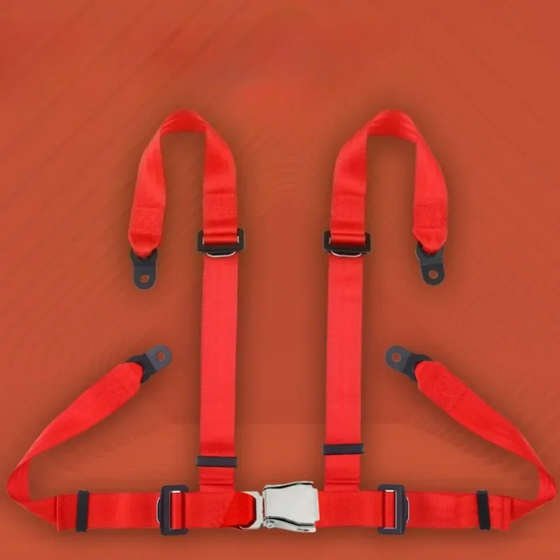 유니버설 4포인트 레이싱 시트 벨트 스포츠 레이싱 시트 벨트 고정 설치 퀵 릴리즈 나일론 CE 인증 차량용