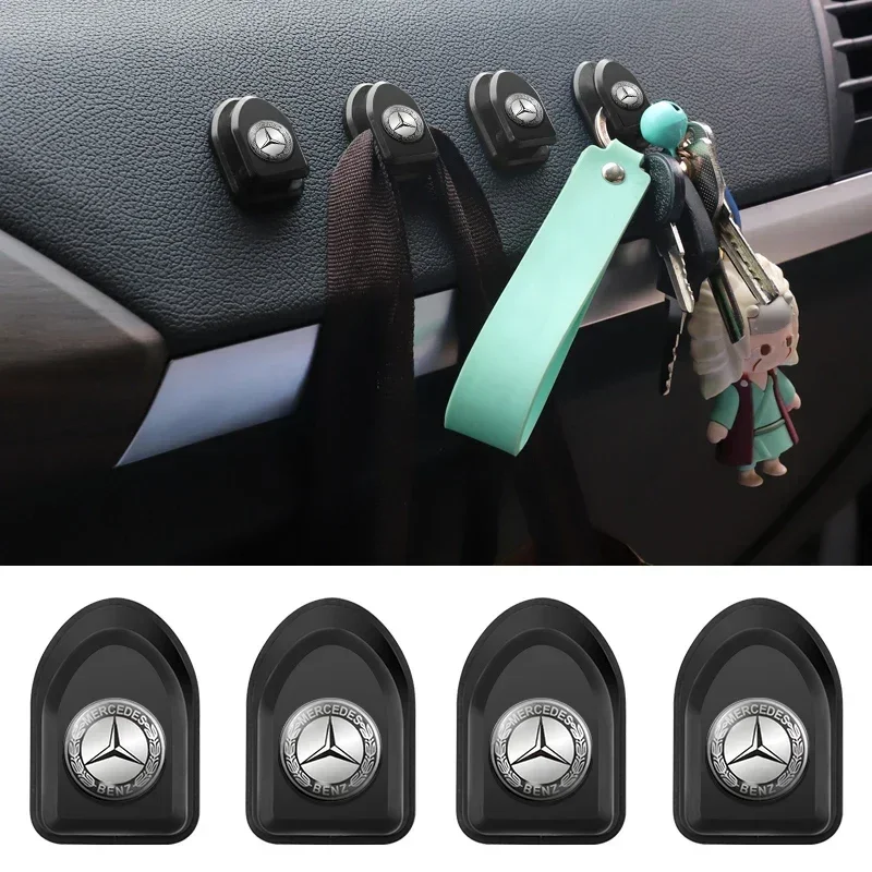 2Pcs ABS Car Styling Hooks Interior Storage Holder For Mercedes Benz W177 W176 X166 X167 C257 C218 X253 C118 X156 W204 W205