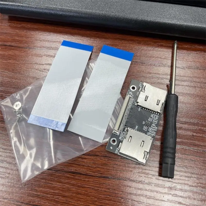 Double Slot To 40PIN Converter Digital Memory Adapter Card Storage Capacity Card Reader For Multiple Devices