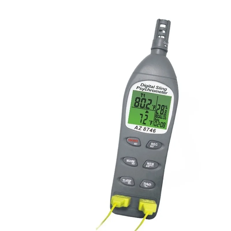 High Precision Industrial, Dew Point/Wet Bulb Temperature Detection Handheld K Type C