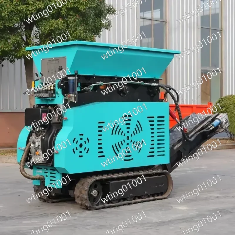 for Small Stone Crusher Hydraulic Hammer Mill Mobile Limestone Rock Breaker Portable Gravel Shredder for Road Building Site