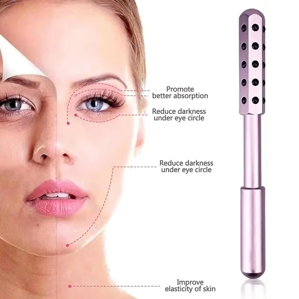 30 Germanium Facial Roller Face Lift Bar Anti Wrinkle Facial Massager Skin Care Tool Derma Rolling Face Massage Roller Wand