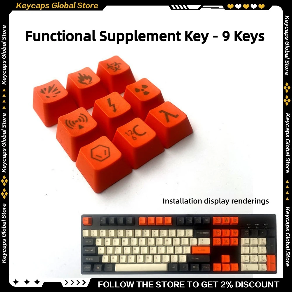 

carbon keycaps 13/9/6 keys PBT Material Mechanical keyboard keycap F Area/Direction key/Function key/MAC Replace key cap