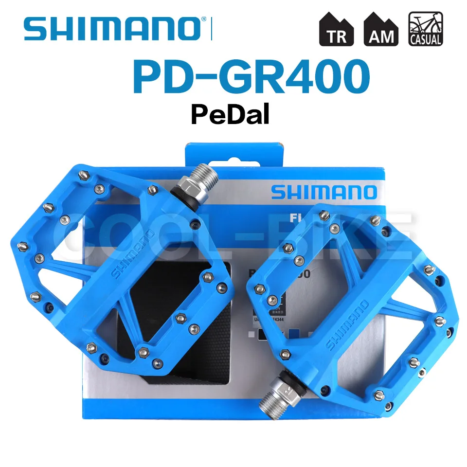Shimano PD GR400 GR500 شقة الدواسات شقة متب/درب/إندورو/BMX دراجة الدواسات PD-GR400 PD-GR500 #6